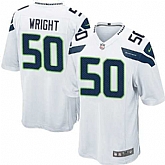 Nike Men & Women & Youth Seahawks #50 K.J. Wright White Team Color Game Jersey,baseball caps,new era cap wholesale,wholesale hats